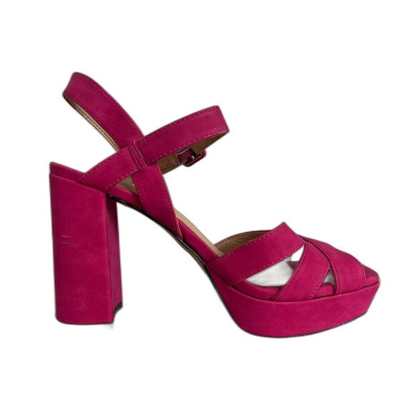 Limelight Hot Pink Amaris Chunky Platform Sandals Heels Size 10 Barbiecore Y2K - Picture 6 of 11